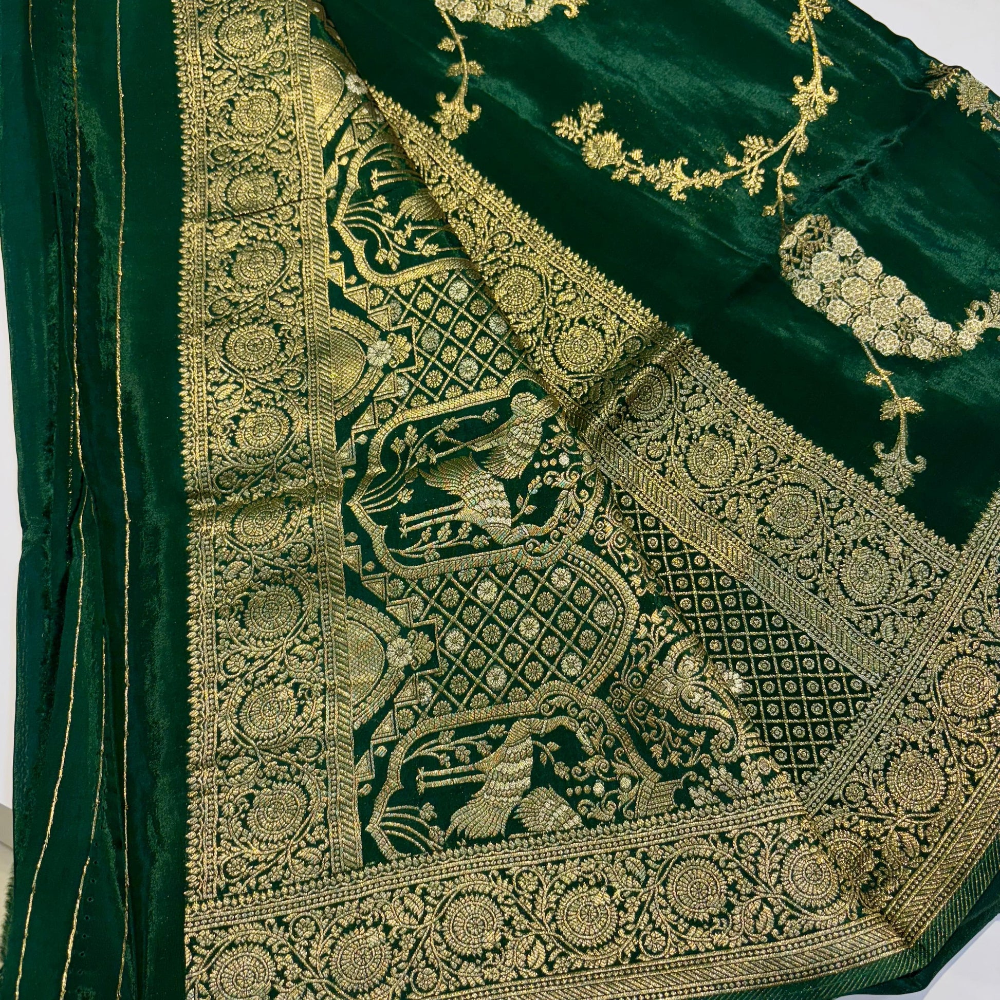 Banarasi Satin Crepe Saree