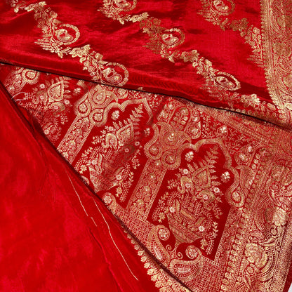 Banarasi Satin Crepe Saree