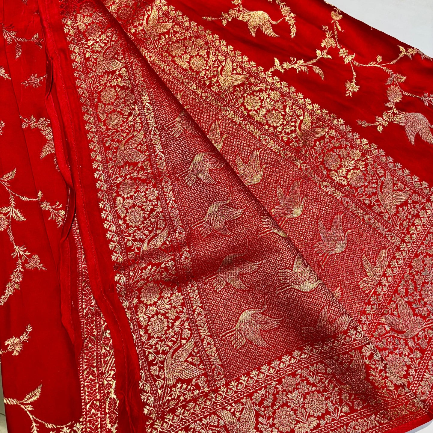 Banarasi Satin Crepe Saree