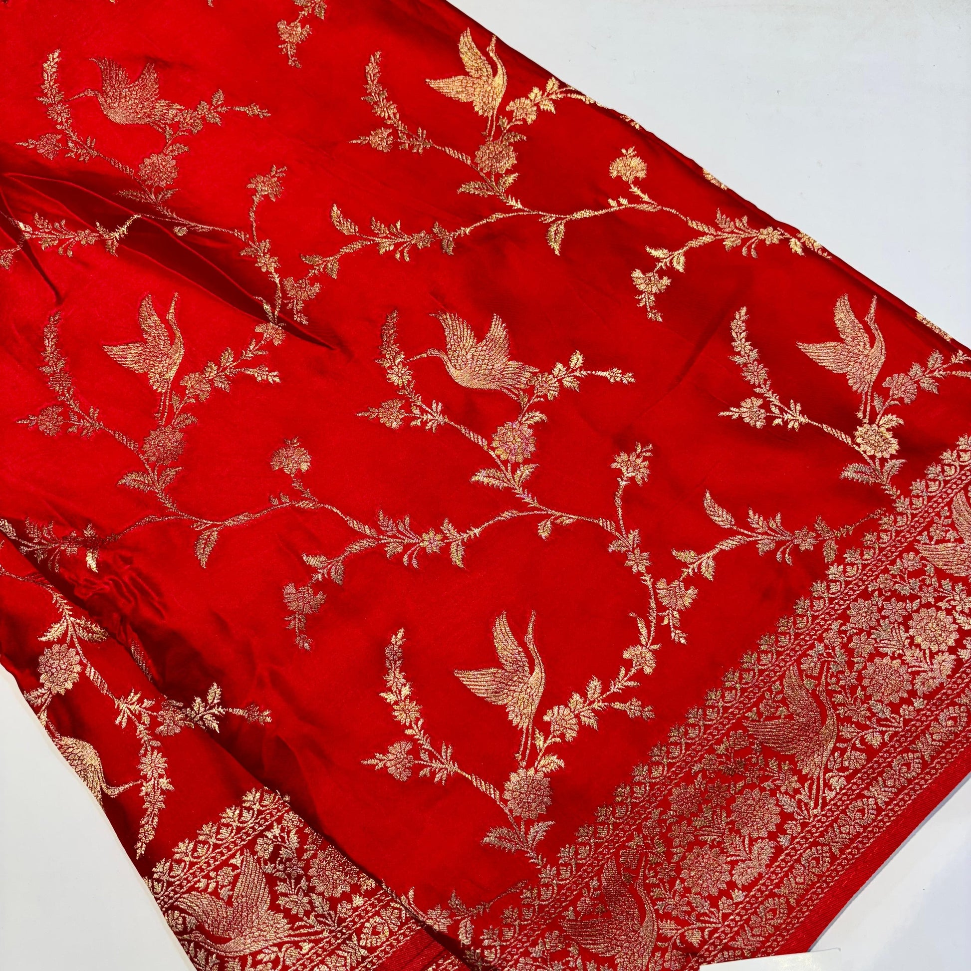 Banarasi Satin Crepe Saree