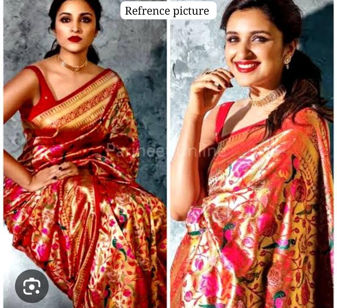 Royal Paithani Crepe Saree | Pure Viscose