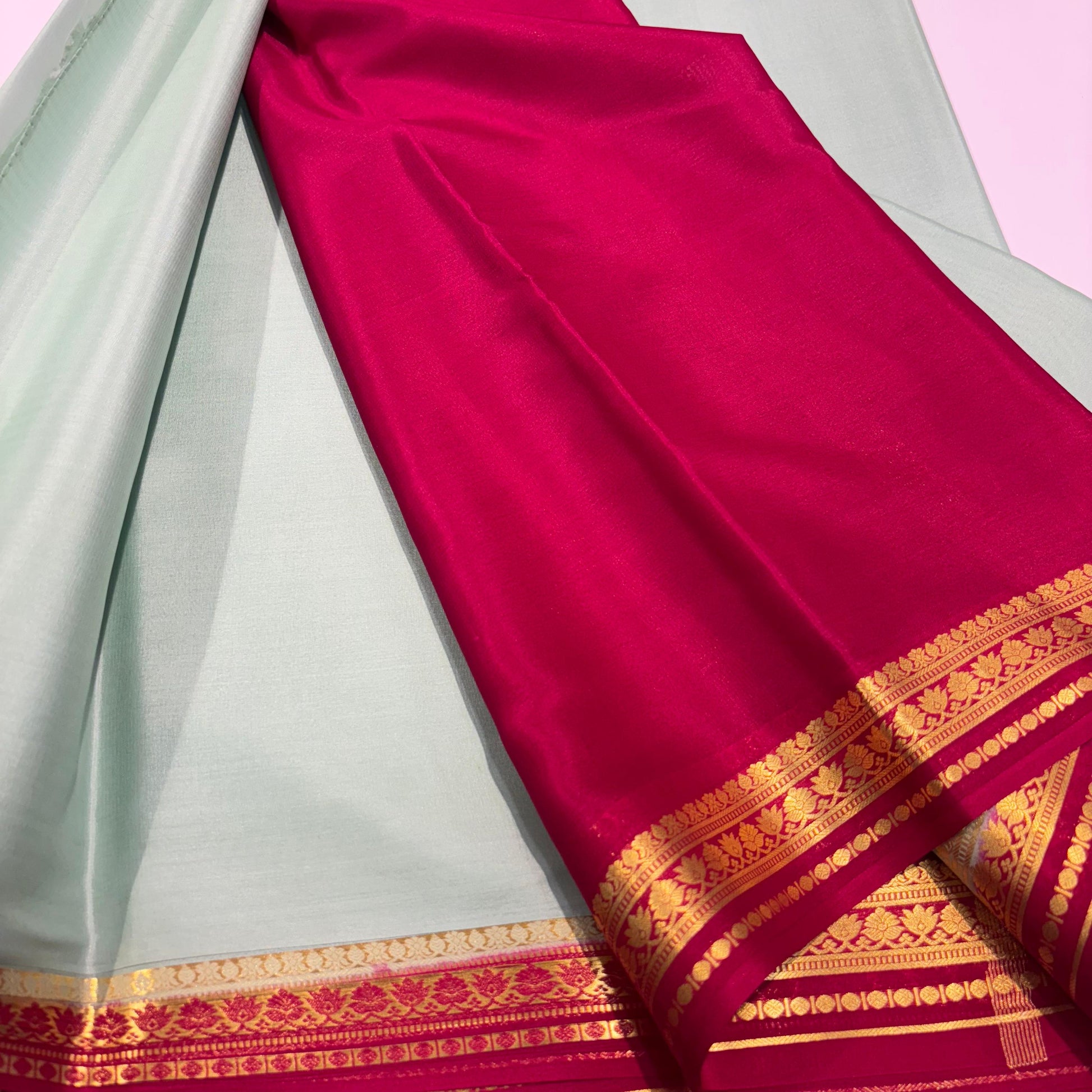 Light Weight Pure Mysore Silk Saree