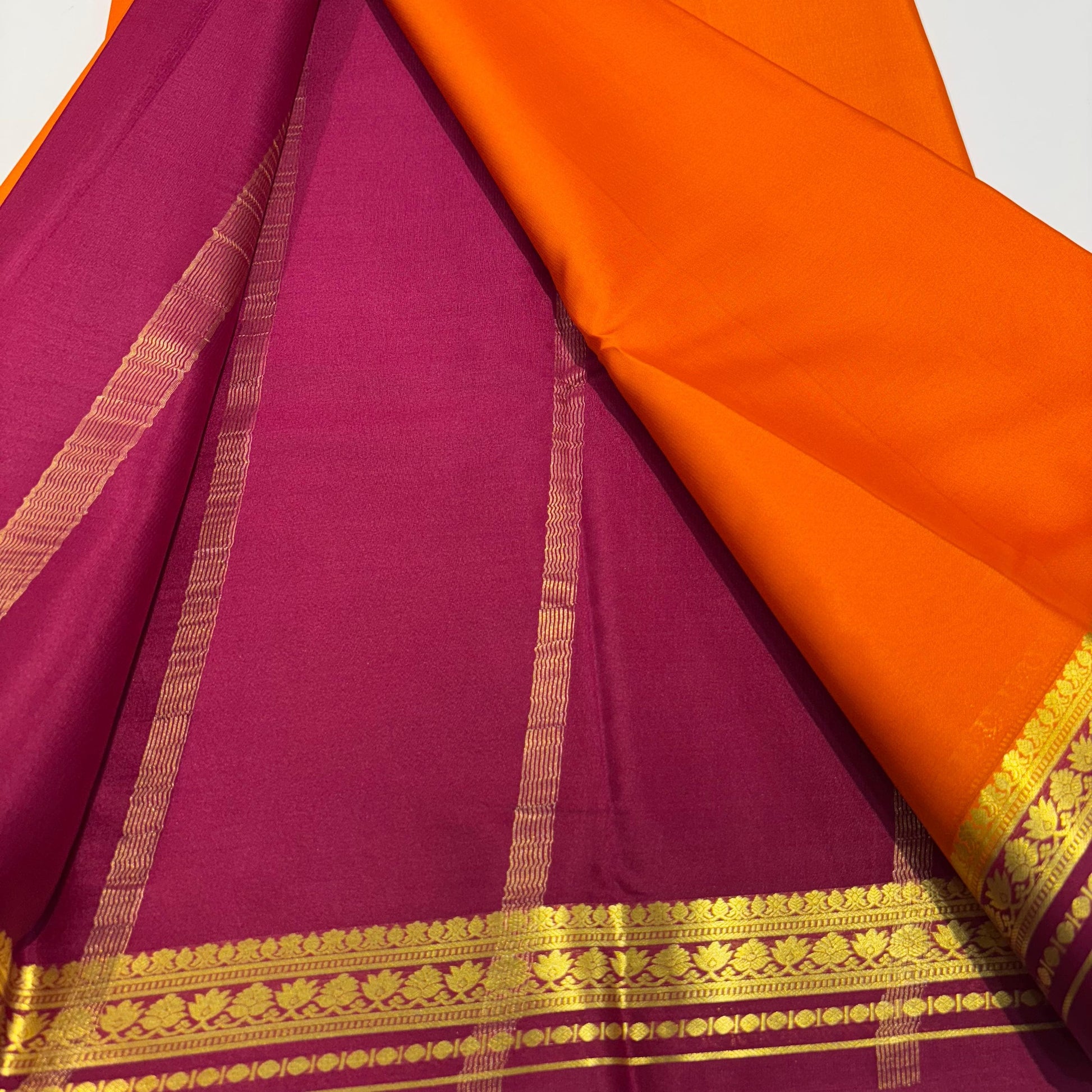 Light Weight Pure Mysore Silk Saree