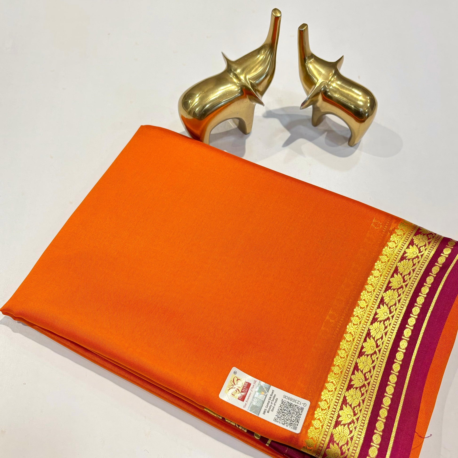 Light Weight Pure Mysore Silk Saree