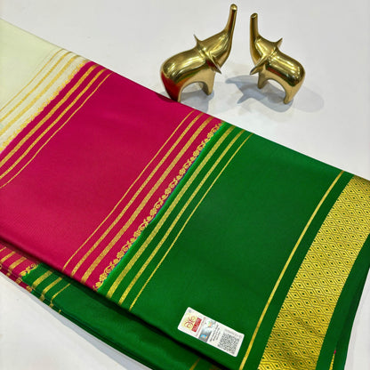 3D Mysore Silk Saree