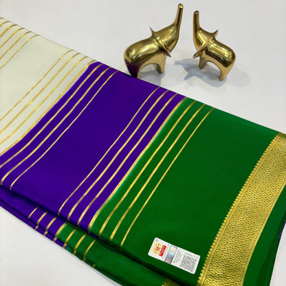 3D Mysore Silk Saree