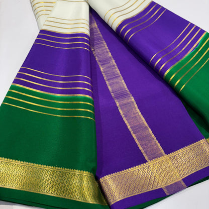 3D Mysore Silk Saree