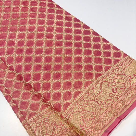 Silver Zari Banaras Saree