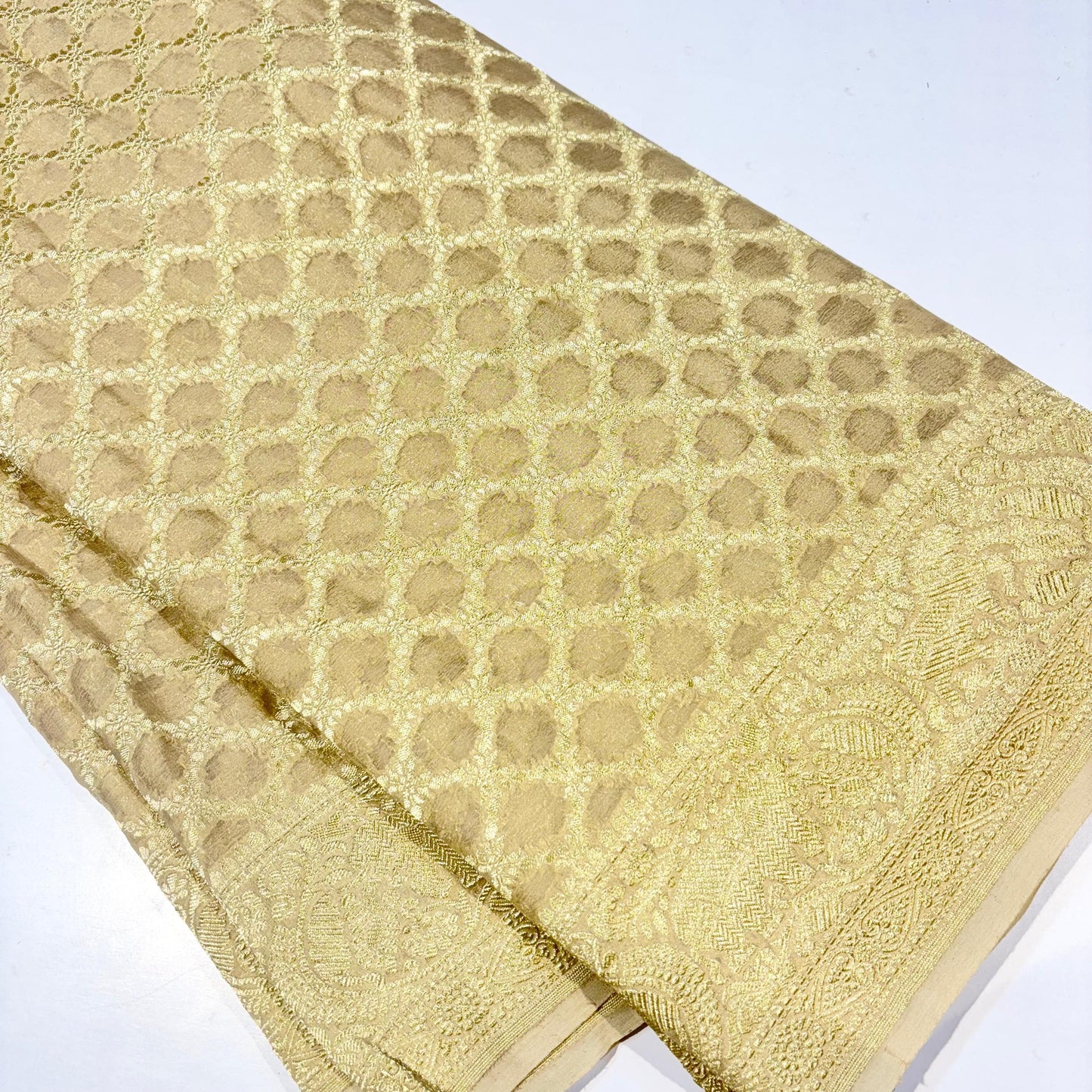 Silver Zari Banaras Saree