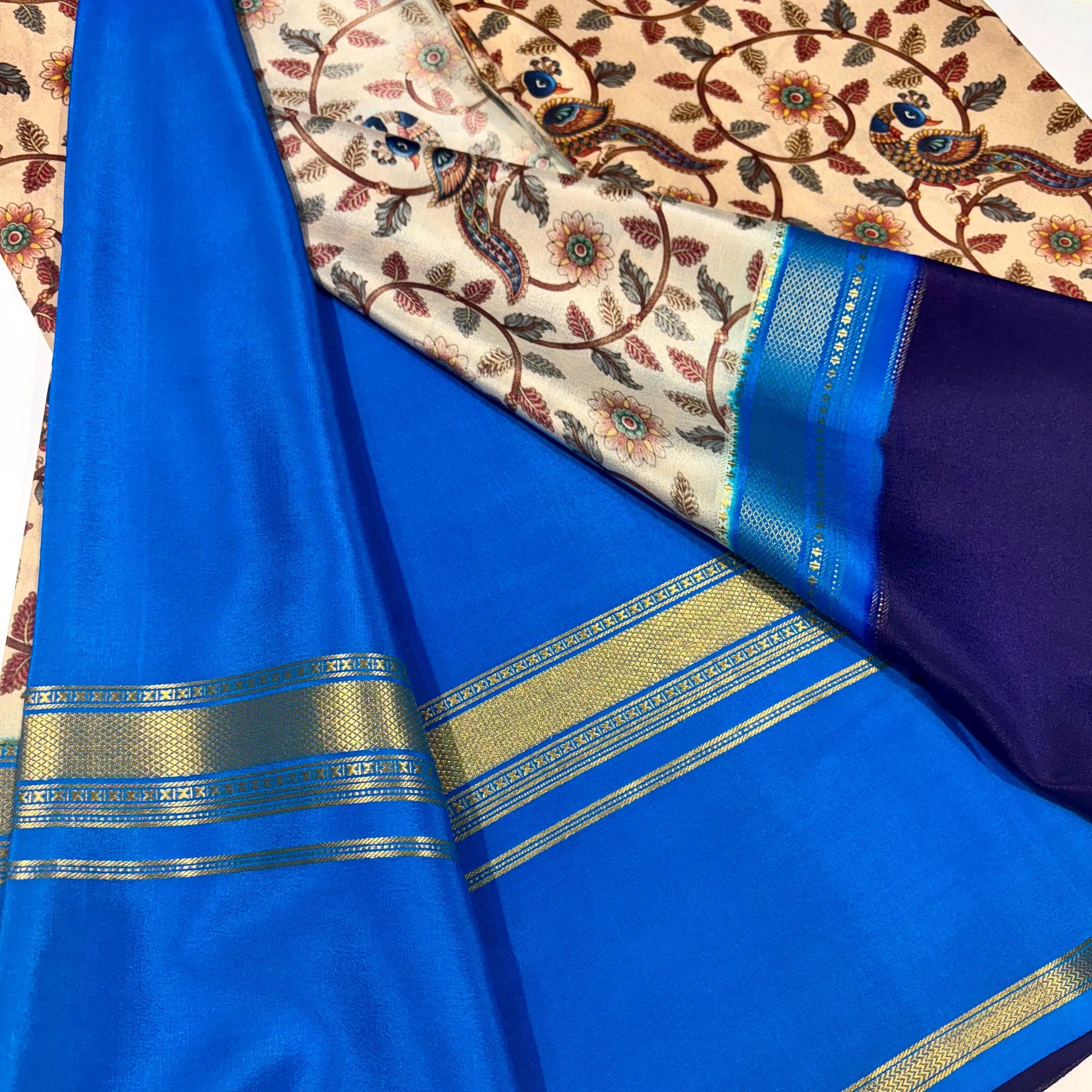 Printed Pure Mysore silk saree