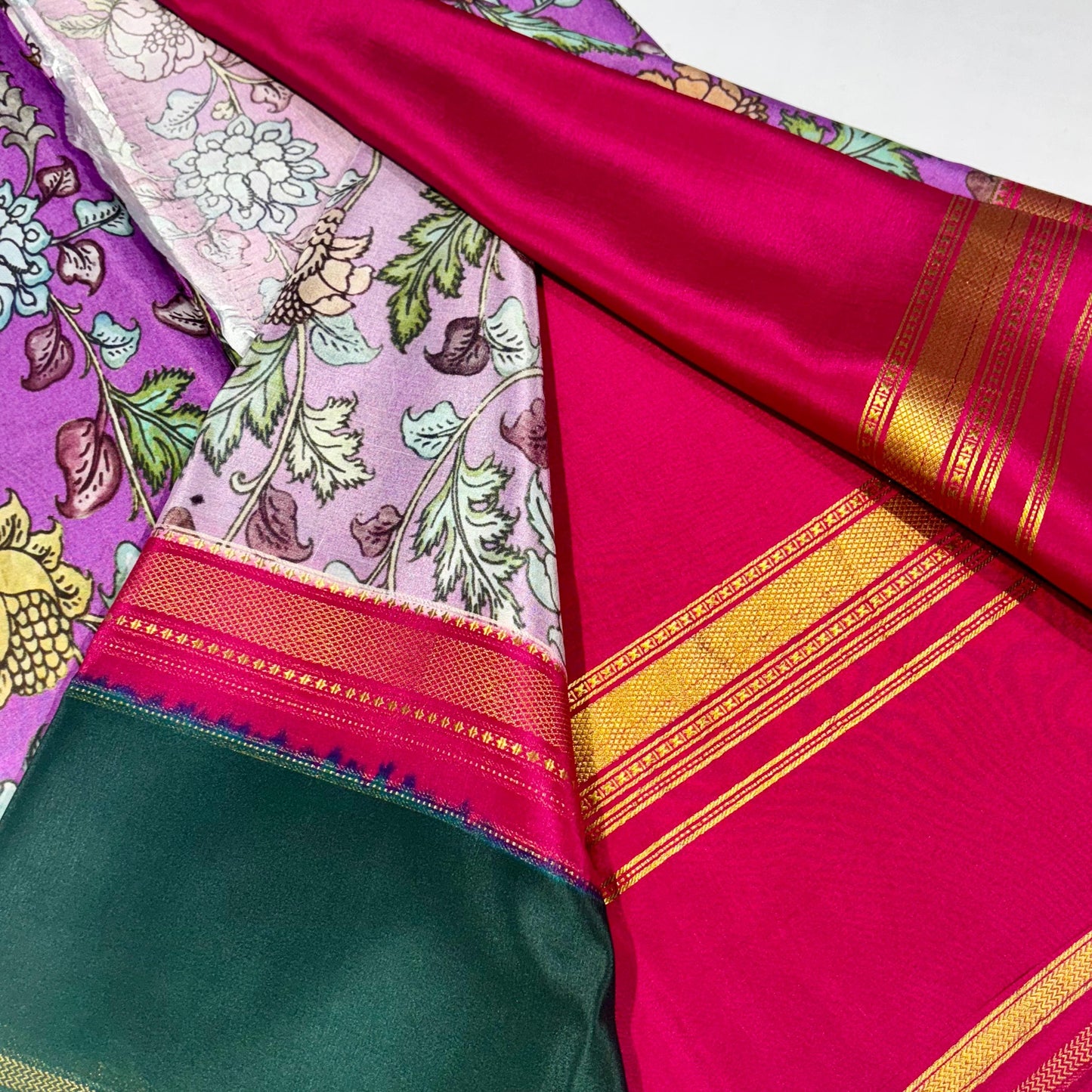 Printed Pure Mysore silk saree