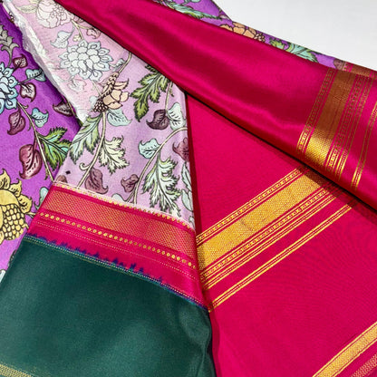 Printed Pure Mysore silk saree