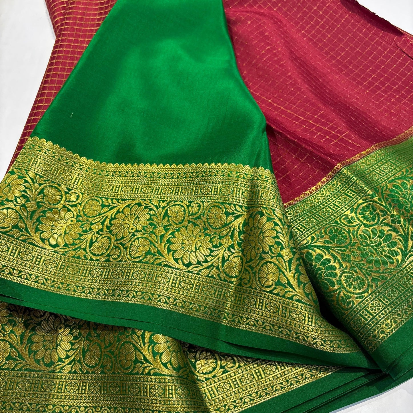 Pure Mysore Silk Saree