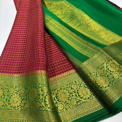 Pure Mysore Silk Saree