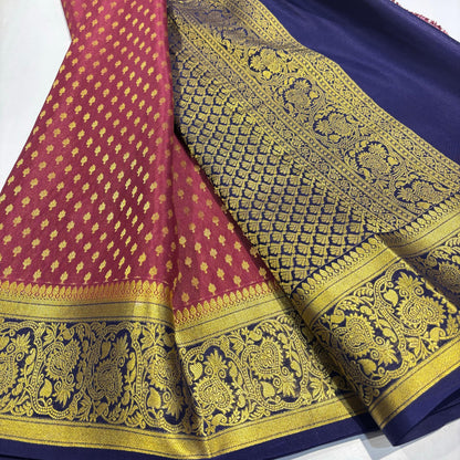 Brocade Mysore Silk Saree