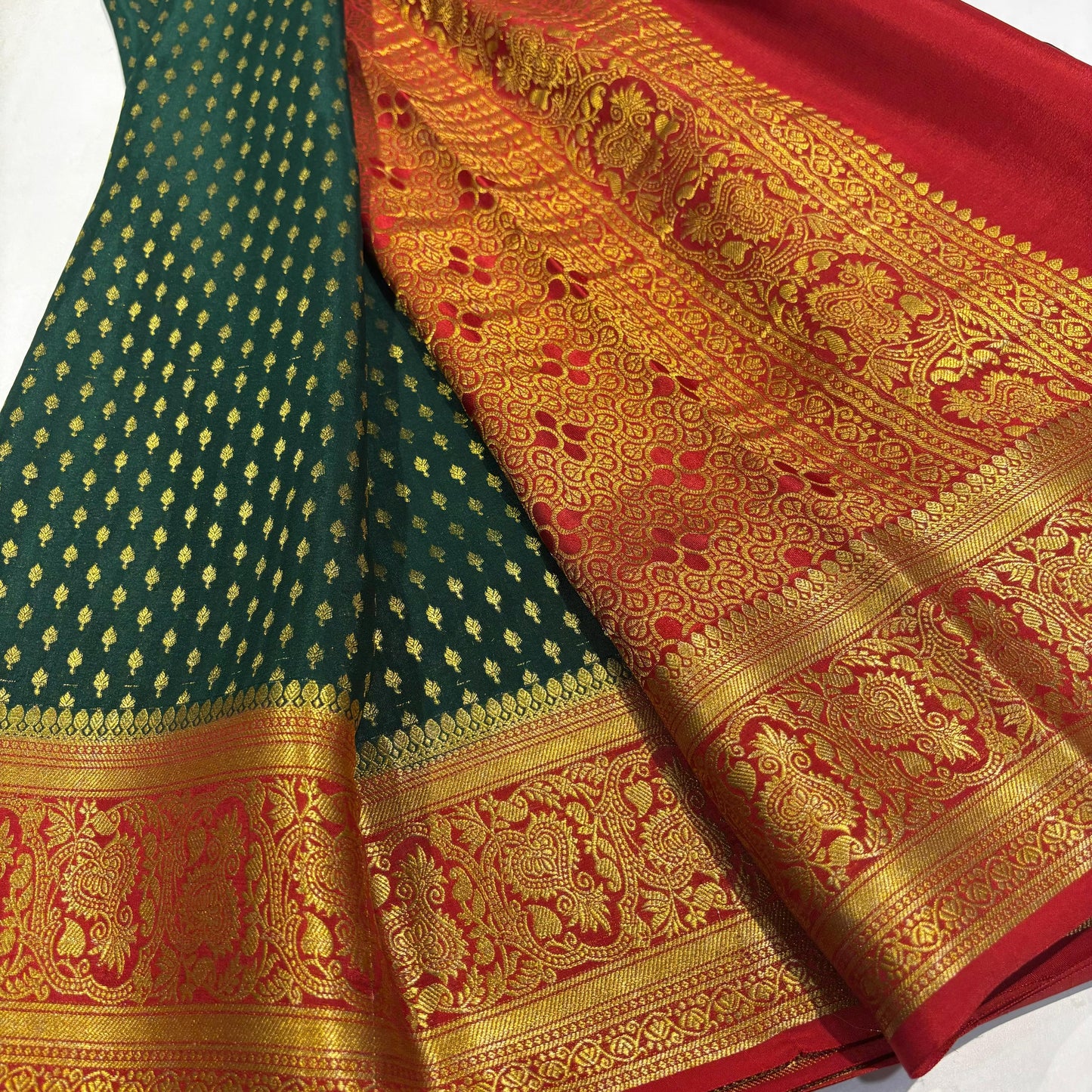 Brocade Mysore Silk Saree