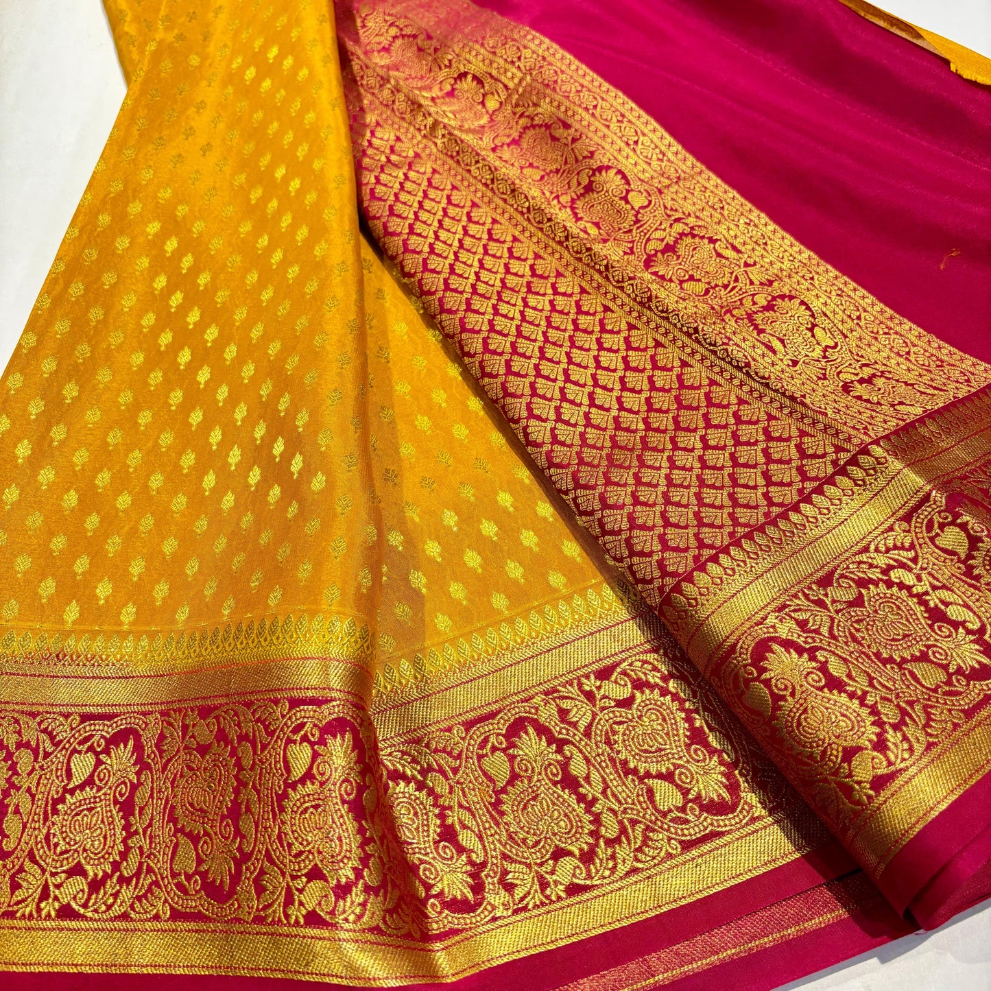 Brocade Mysore Silk Saree