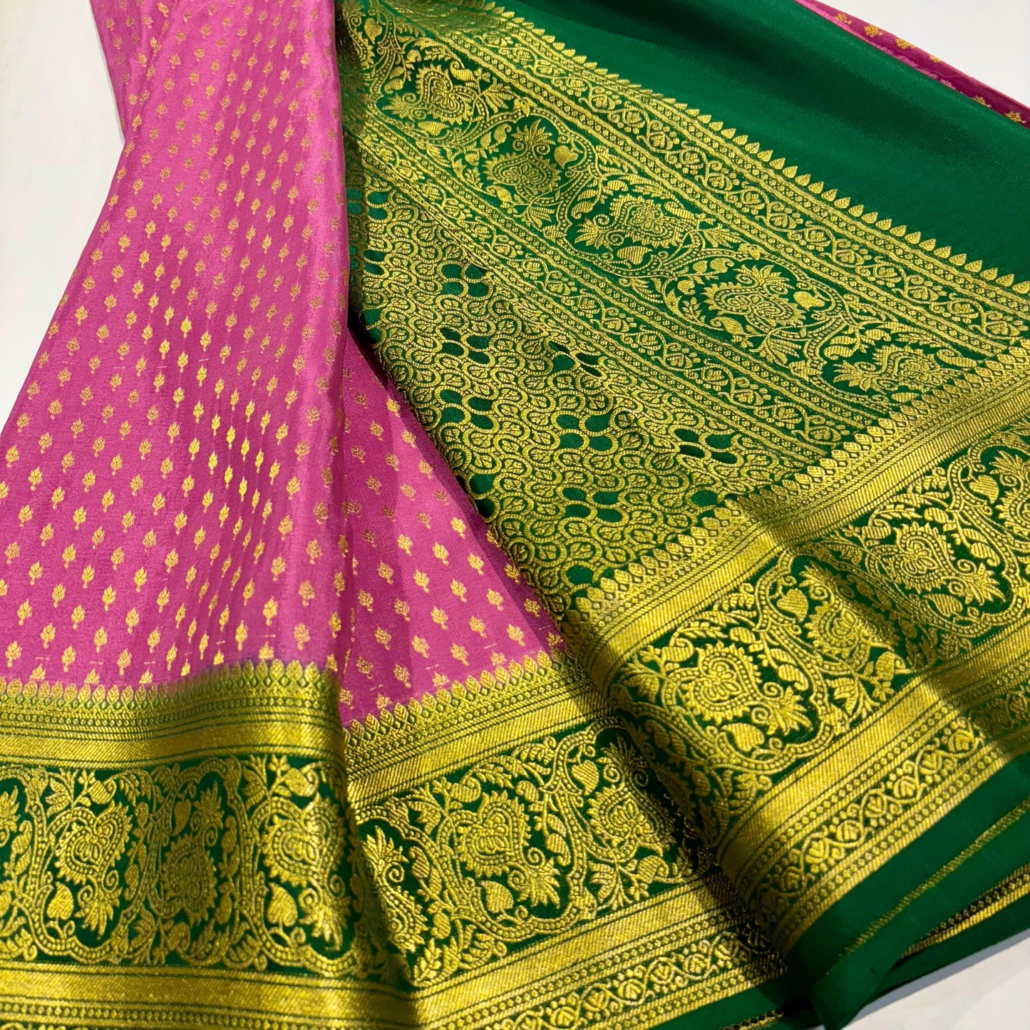 Brocade Mysore Silk Saree