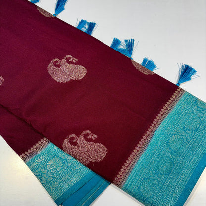 Pure Chiffon Banarasi Saree