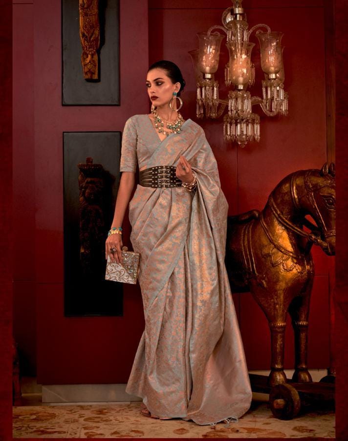 Designer Original Pashmina Kashmiri Silk Sarees Online Shopping India –  Sunasa