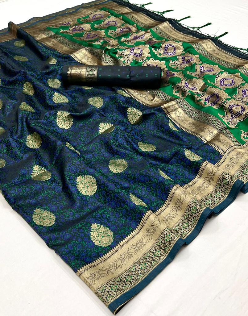 Soft Silk Jacquard Weaving Saree