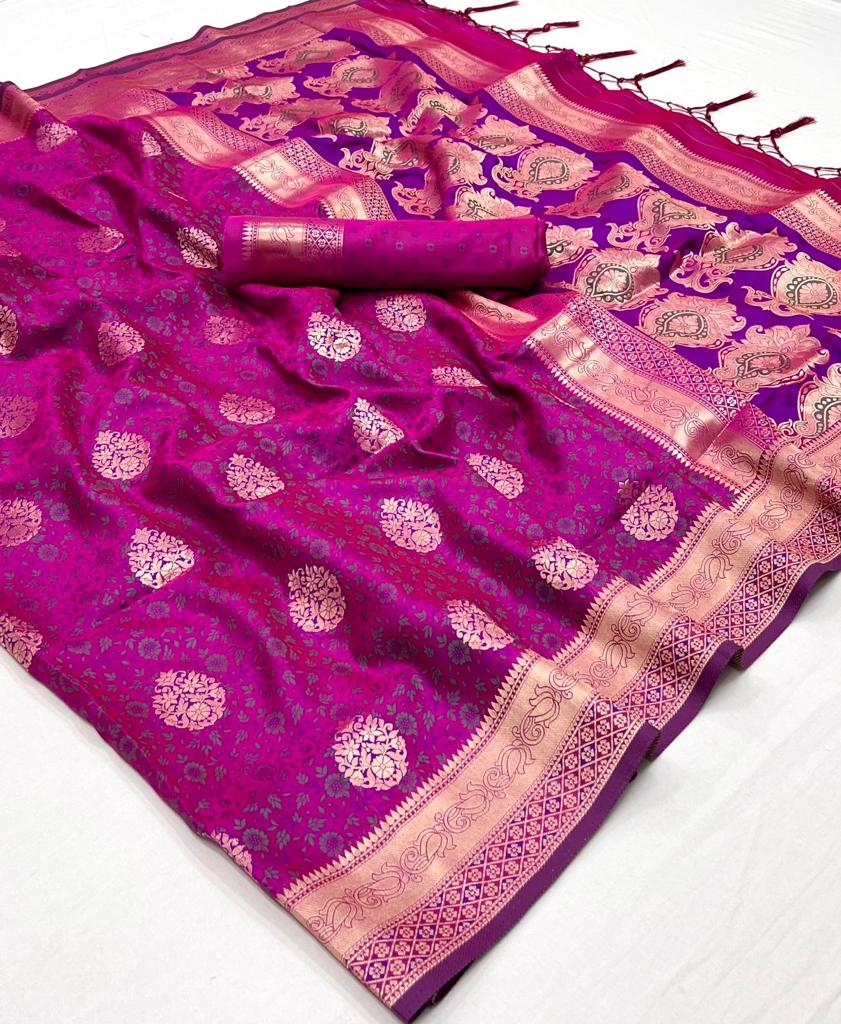 Soft Silk Jacquard Weaving Saree