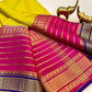 Pure Mysore Silk Saree | 120-gram | Beautiful 3D Contrast Border
