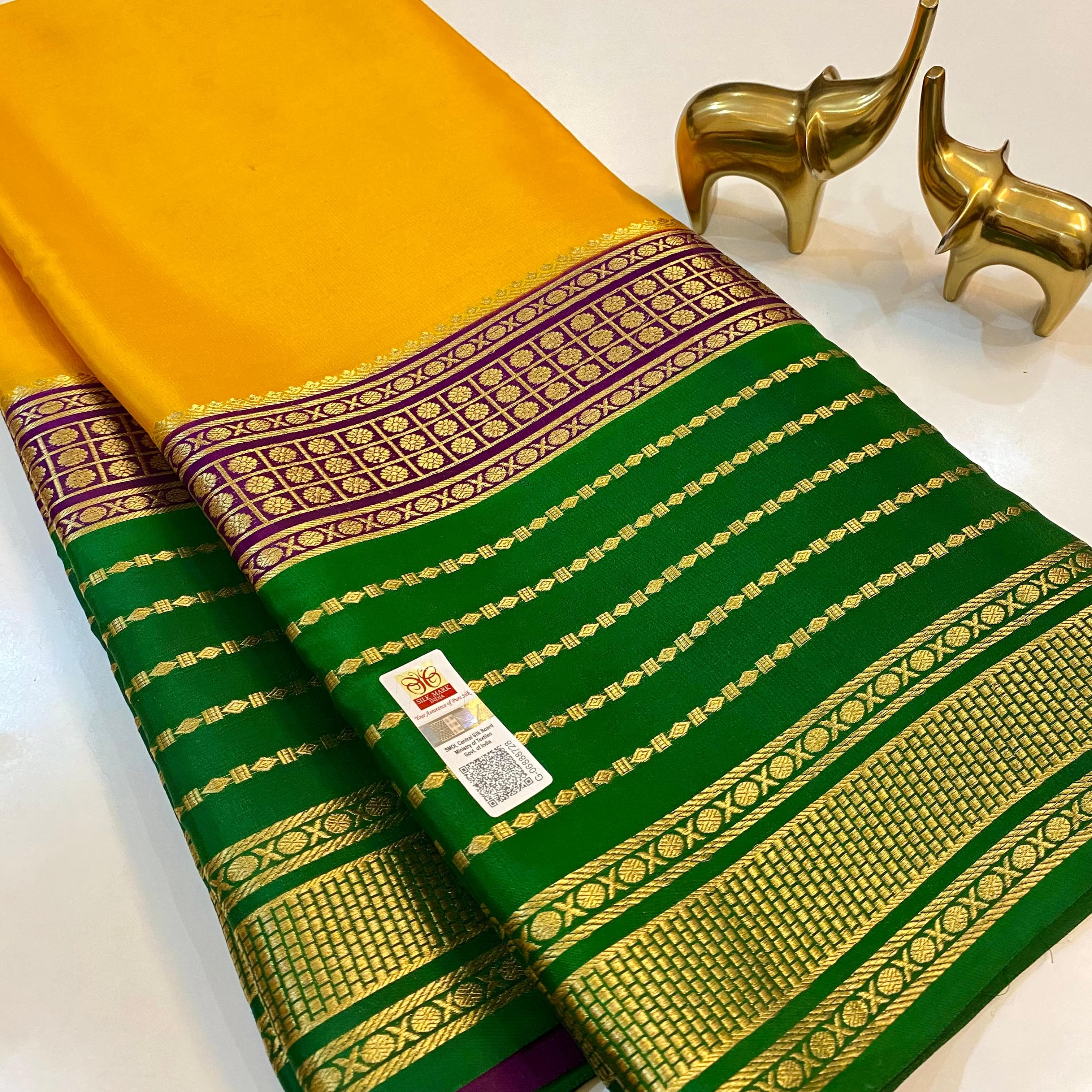 mysore silk saree | Mysore silk saree, Silk sarees, Saree