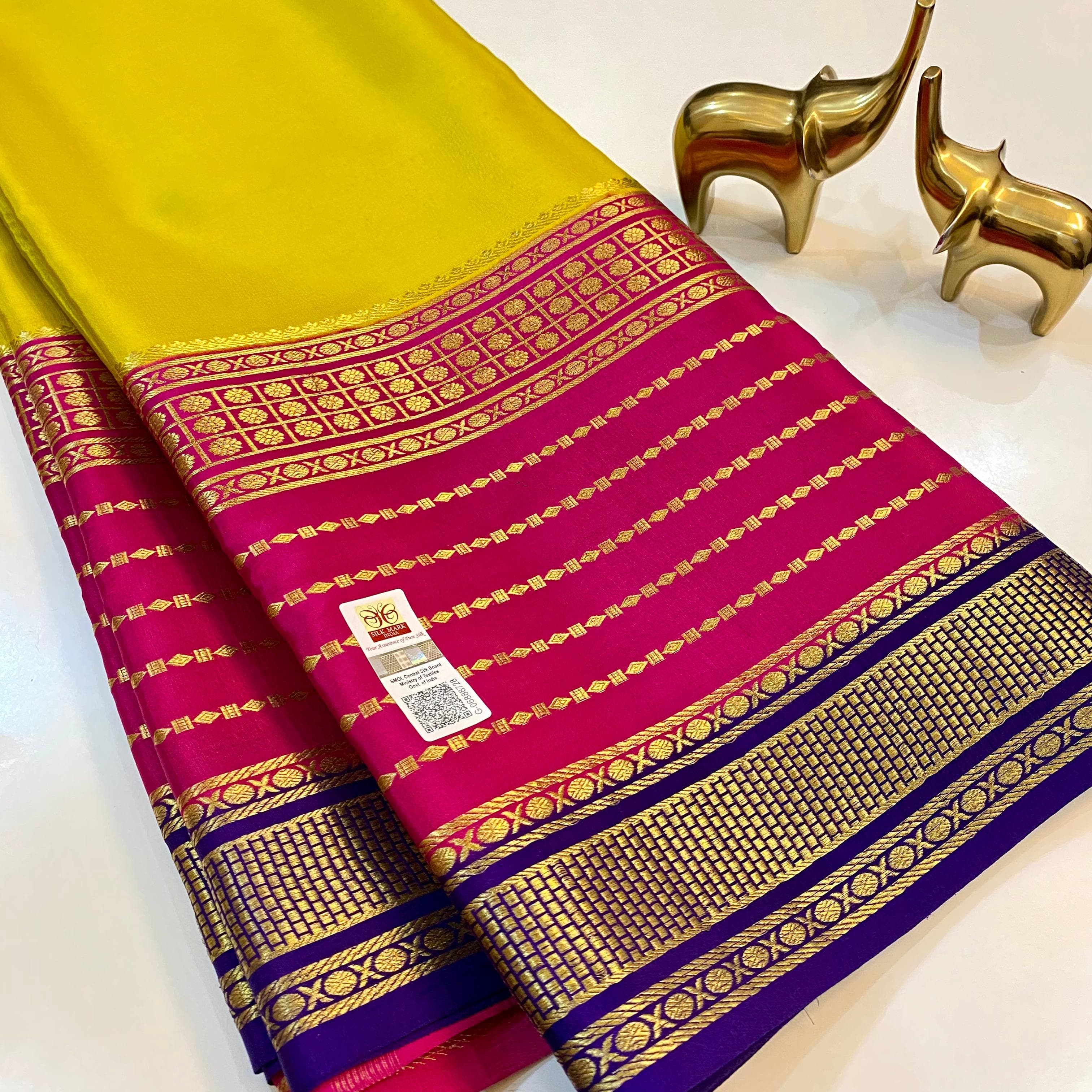 Saanvii Mysore silk sarees