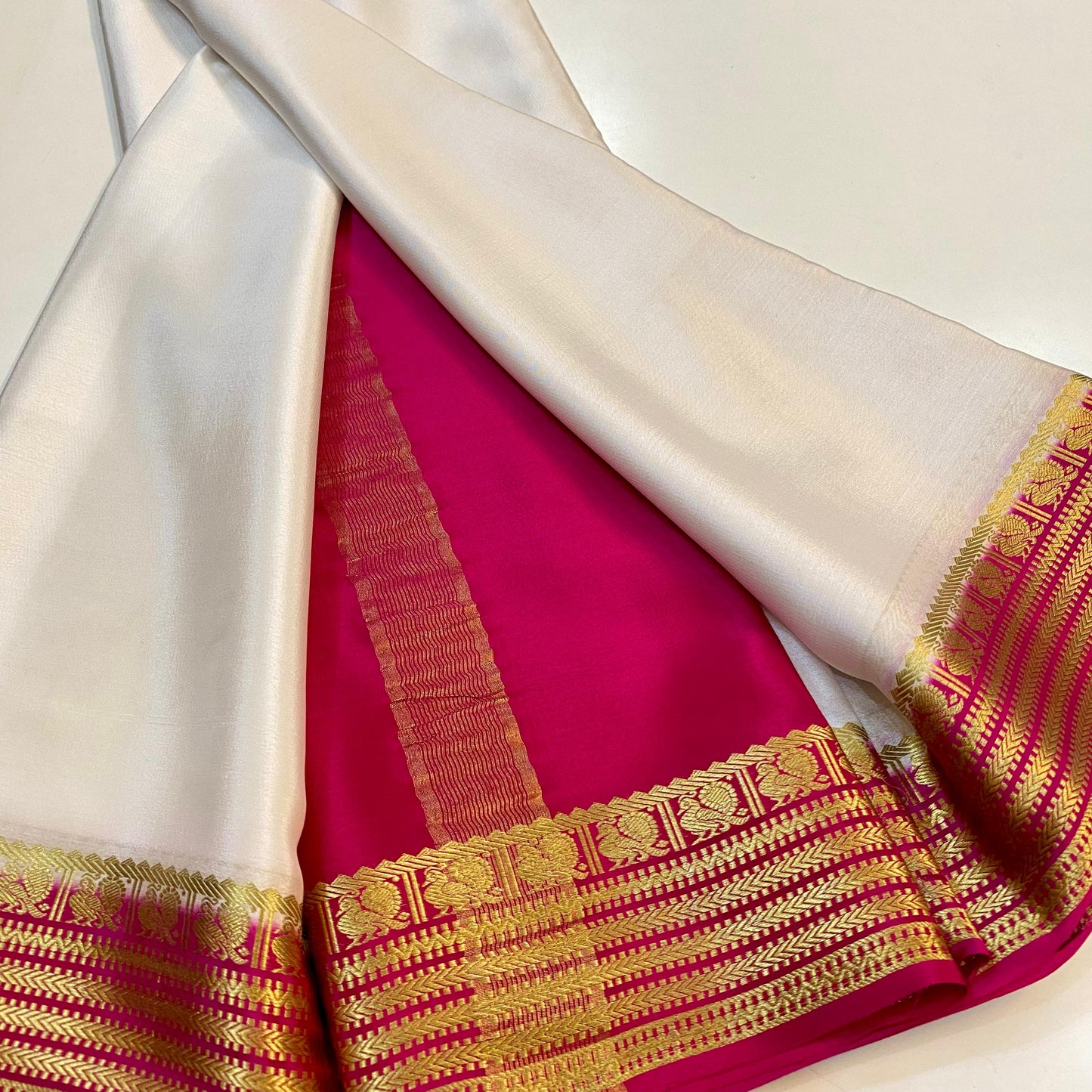 Pure Mysore Silk Saree | 100 Gram KSIC Grade Thickness