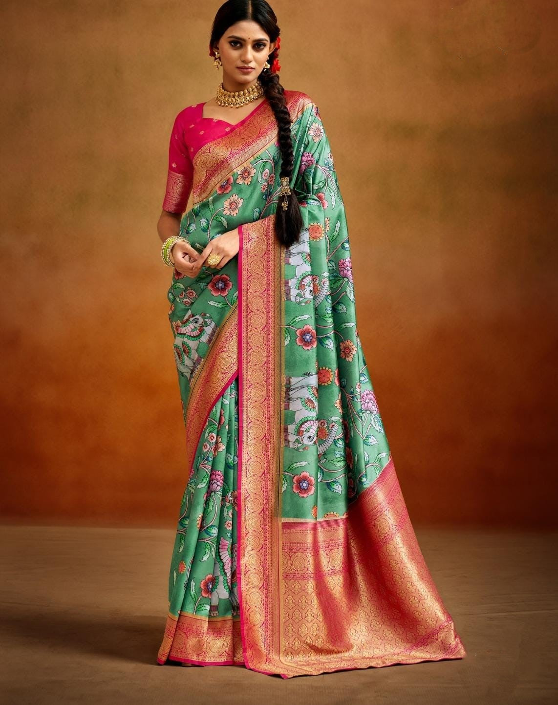 120 KSIC Mysore Silk Saree - Nishalika