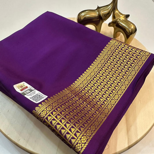 Pure Mysore Silk Saree | 120 grams