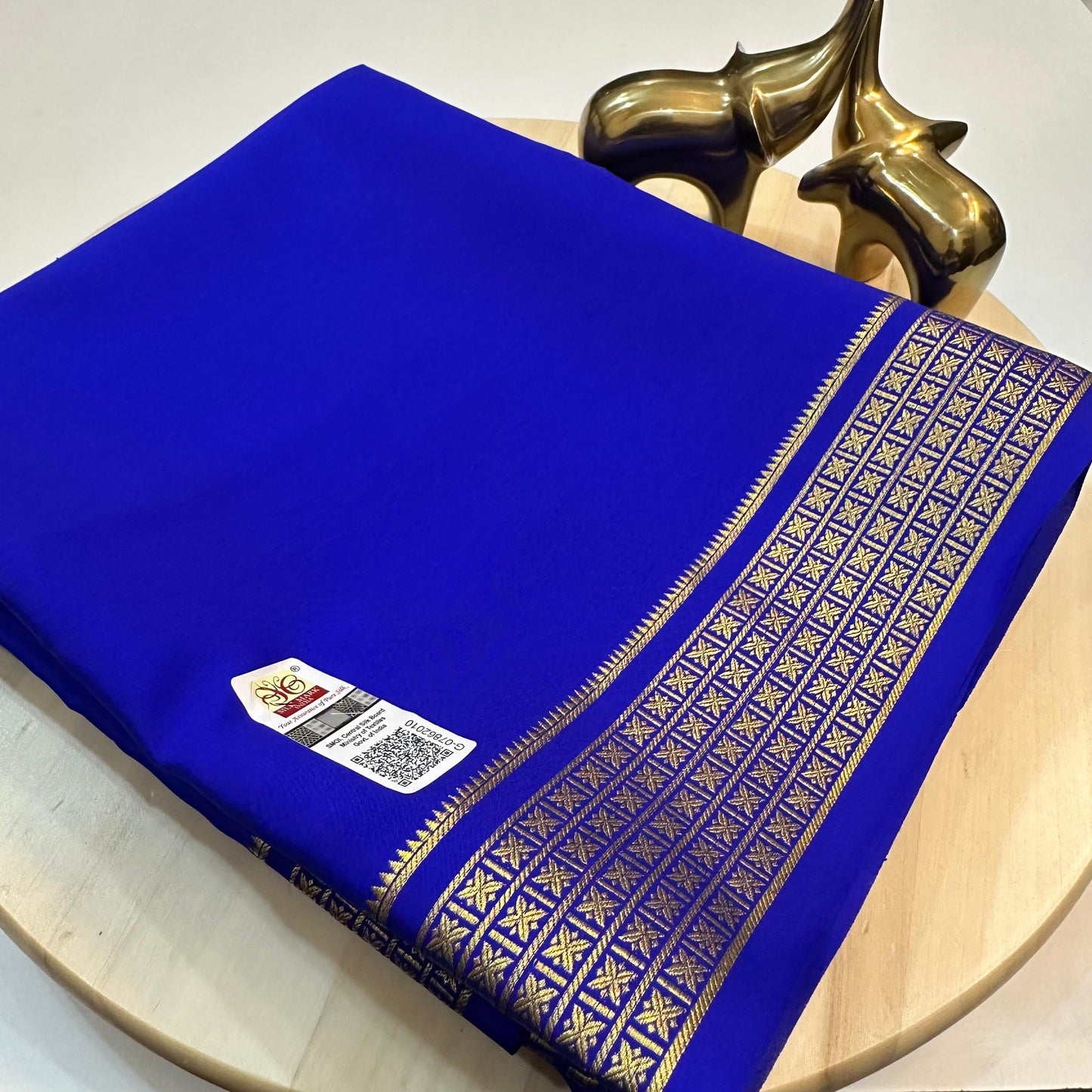 Pure Mysore Silk Saree | 100 grams | KSIC grade Silk