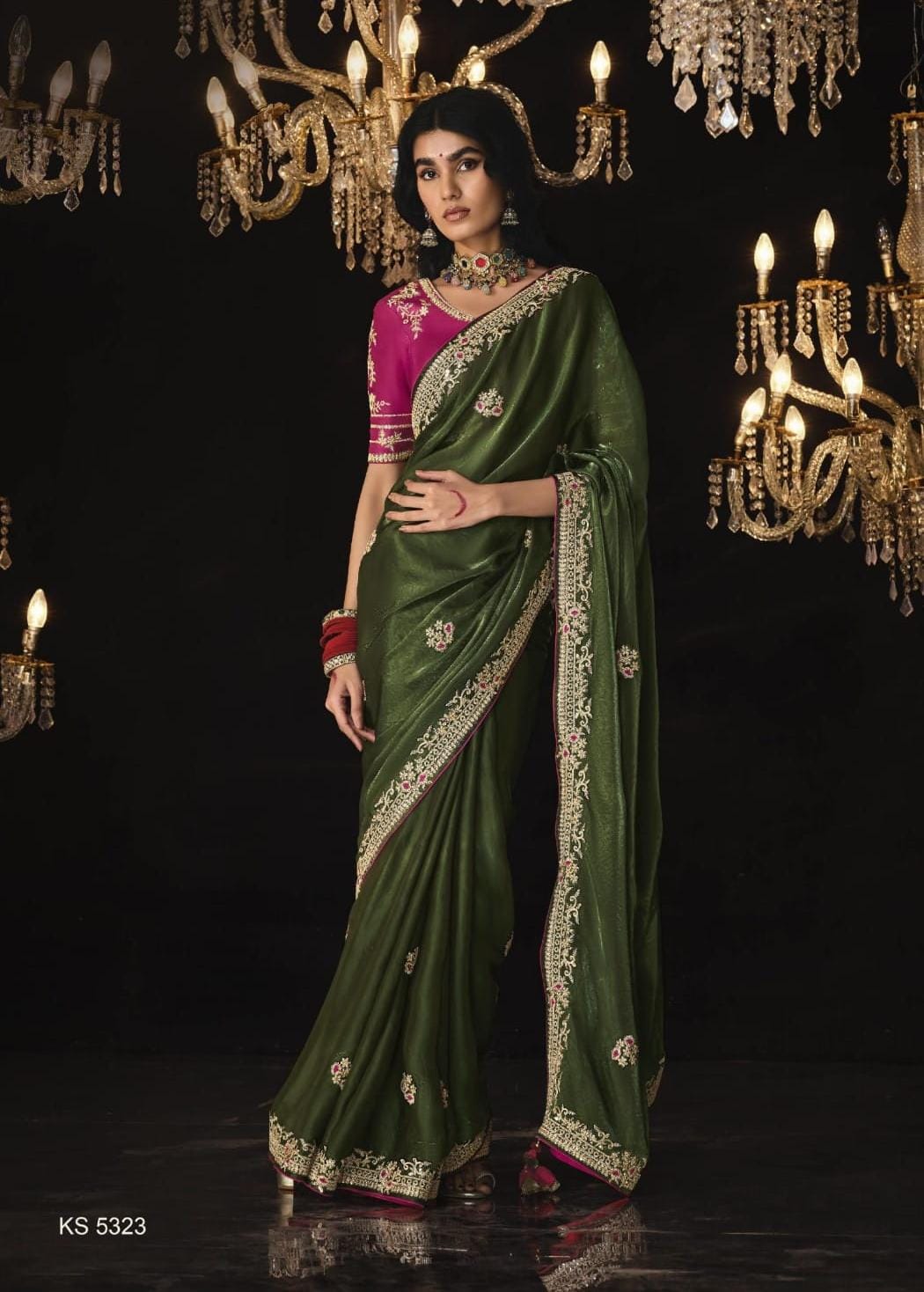 Pure Soft Dola Silk Saree