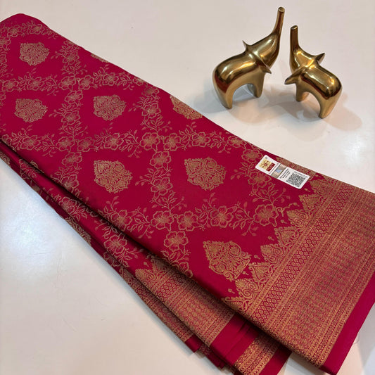 Brocade Mysore Silk Saree | 120 grams