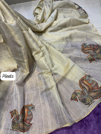 Banarasi Linen Silk Saree