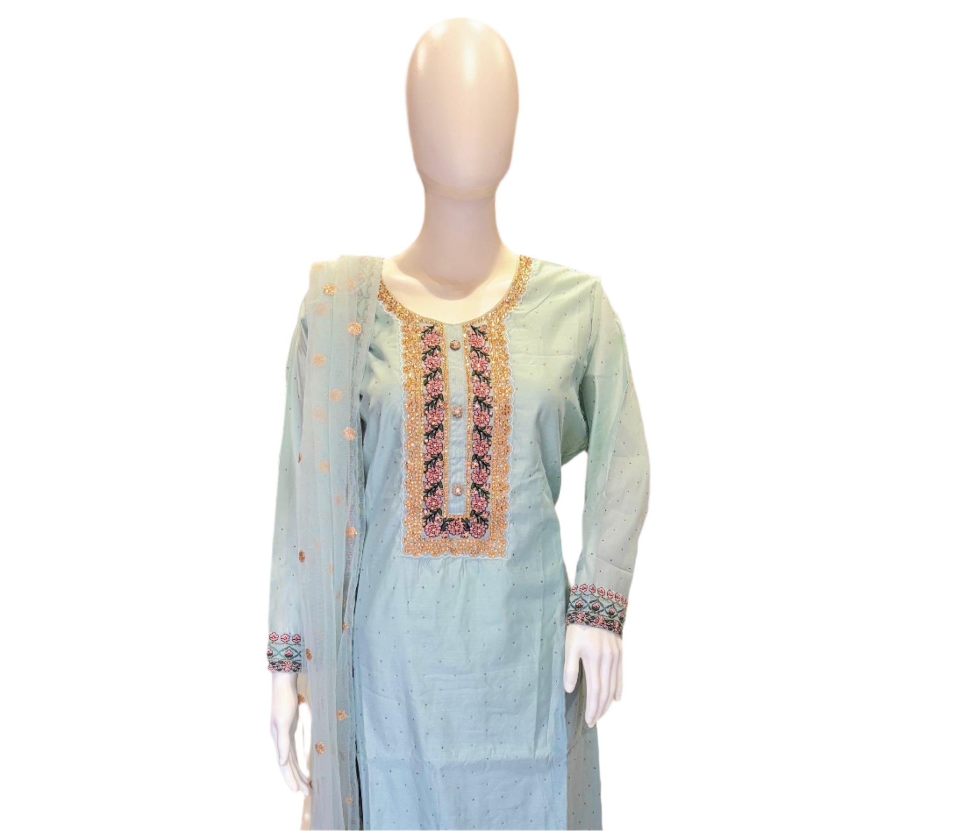 Designer Chanderi Silk Chudidar