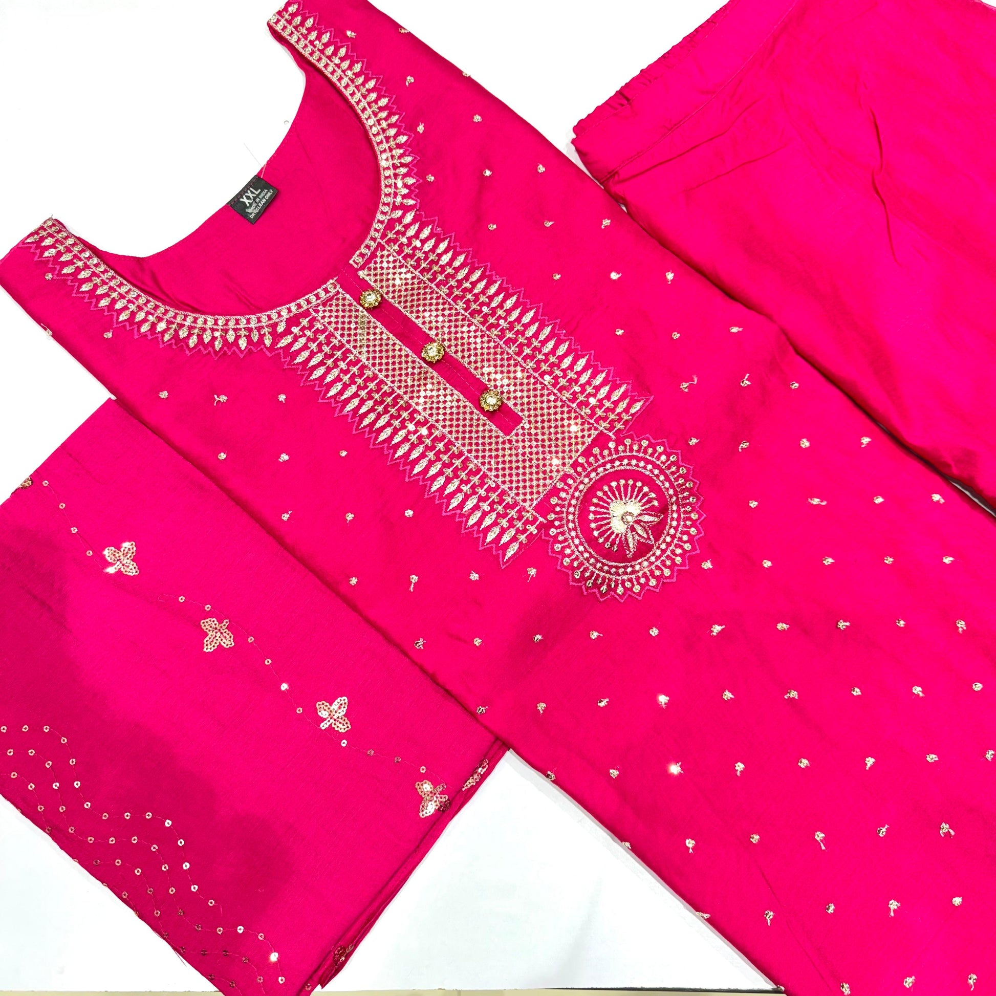 Designer Chanderi Silk Chudidar