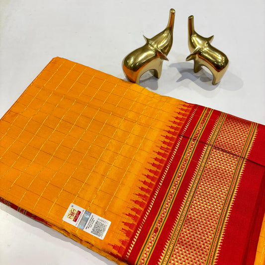 Pure Ilkal Silk Saree