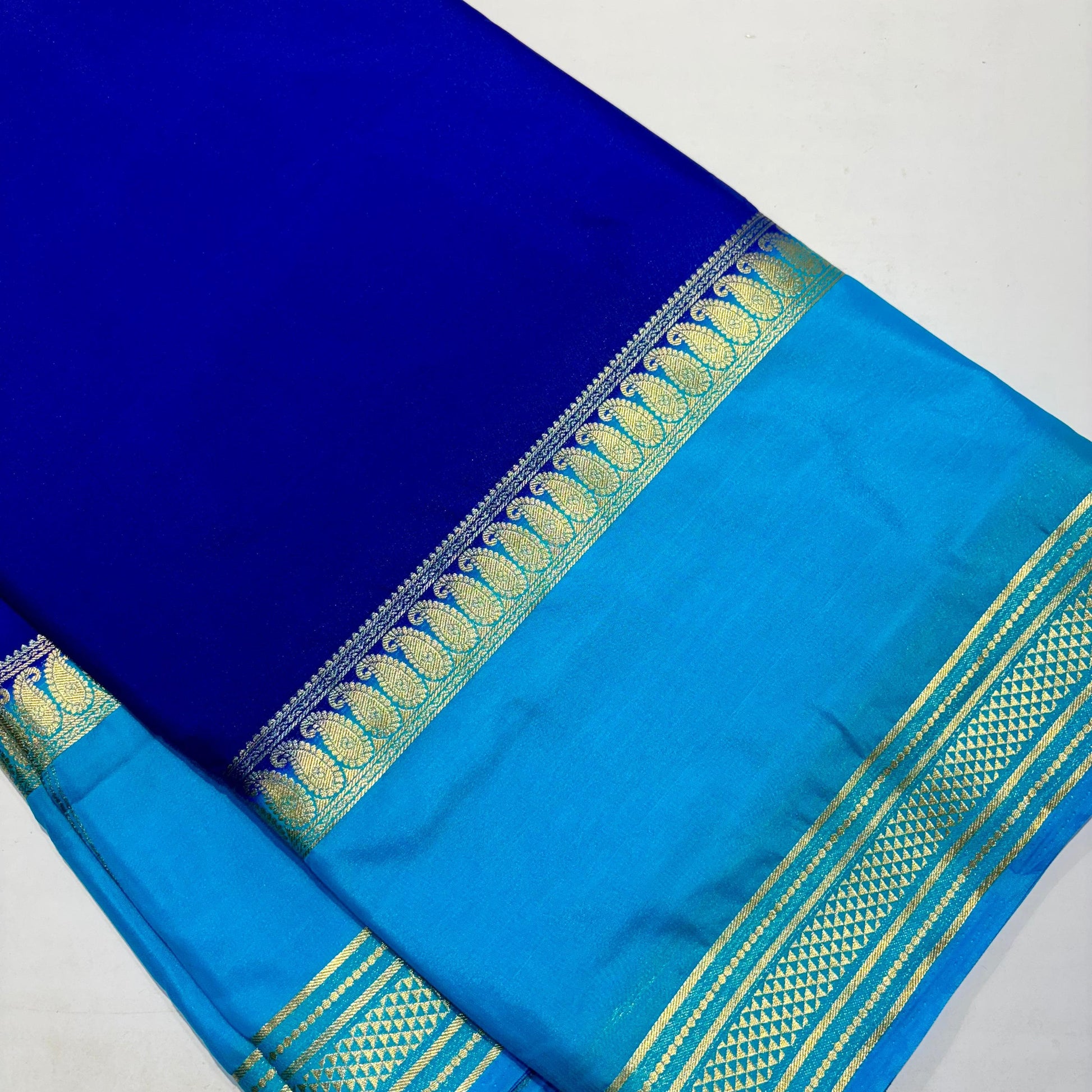 Semi Mysore Crepe Saree