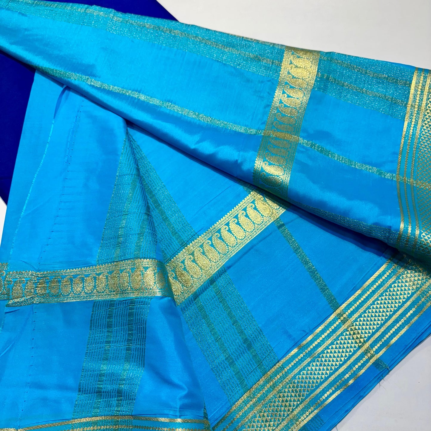 Semi Mysore Crepe Saree