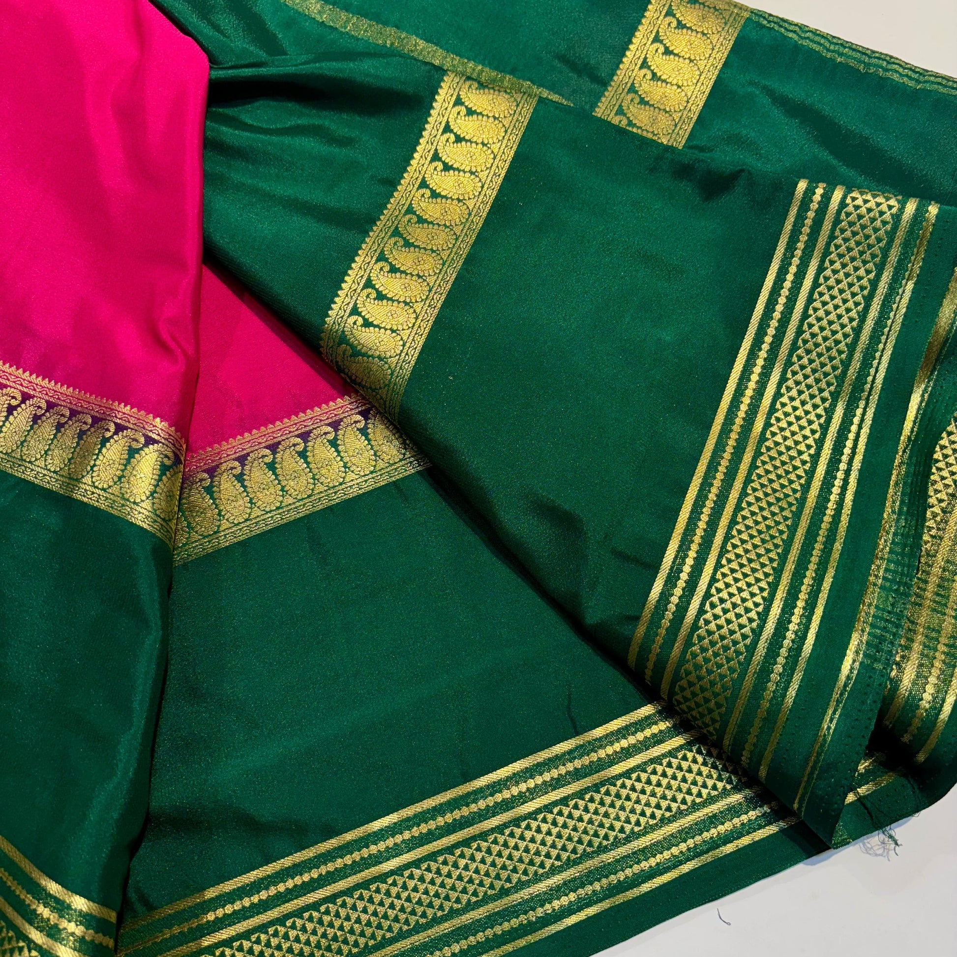 Semi Mysore Crepe Saree