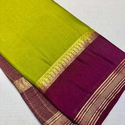 Semi Mysore Crepe Saree