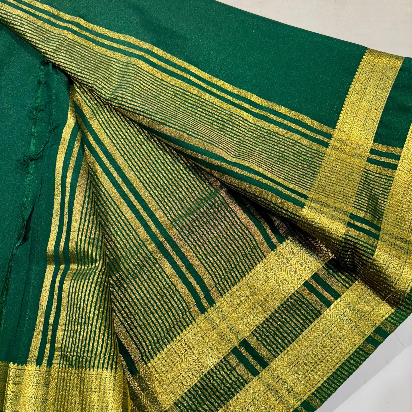 Semi Mysore Crepe Saree