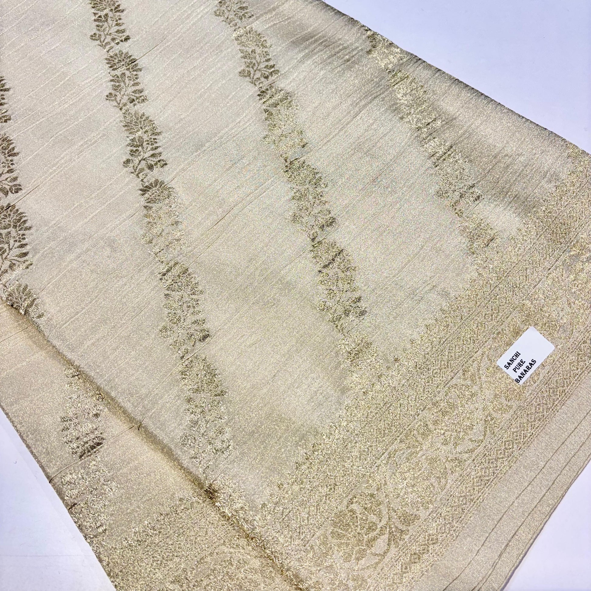 Designer Banarasi Crepe Saree