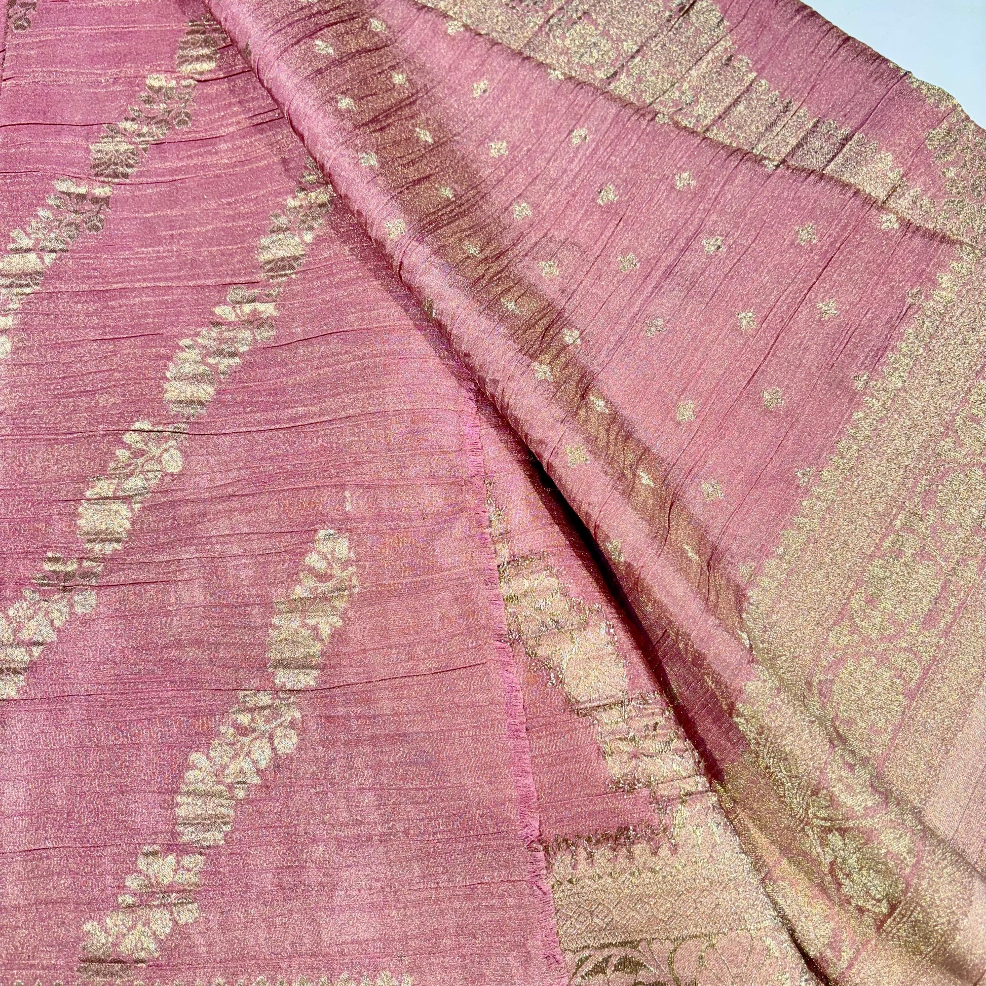 Designer Banarasi Crepe Saree