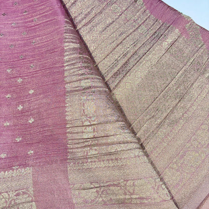 Designer Banarasi Crepe Saree