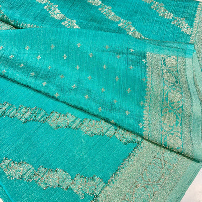 Designer Banarasi Crepe Saree