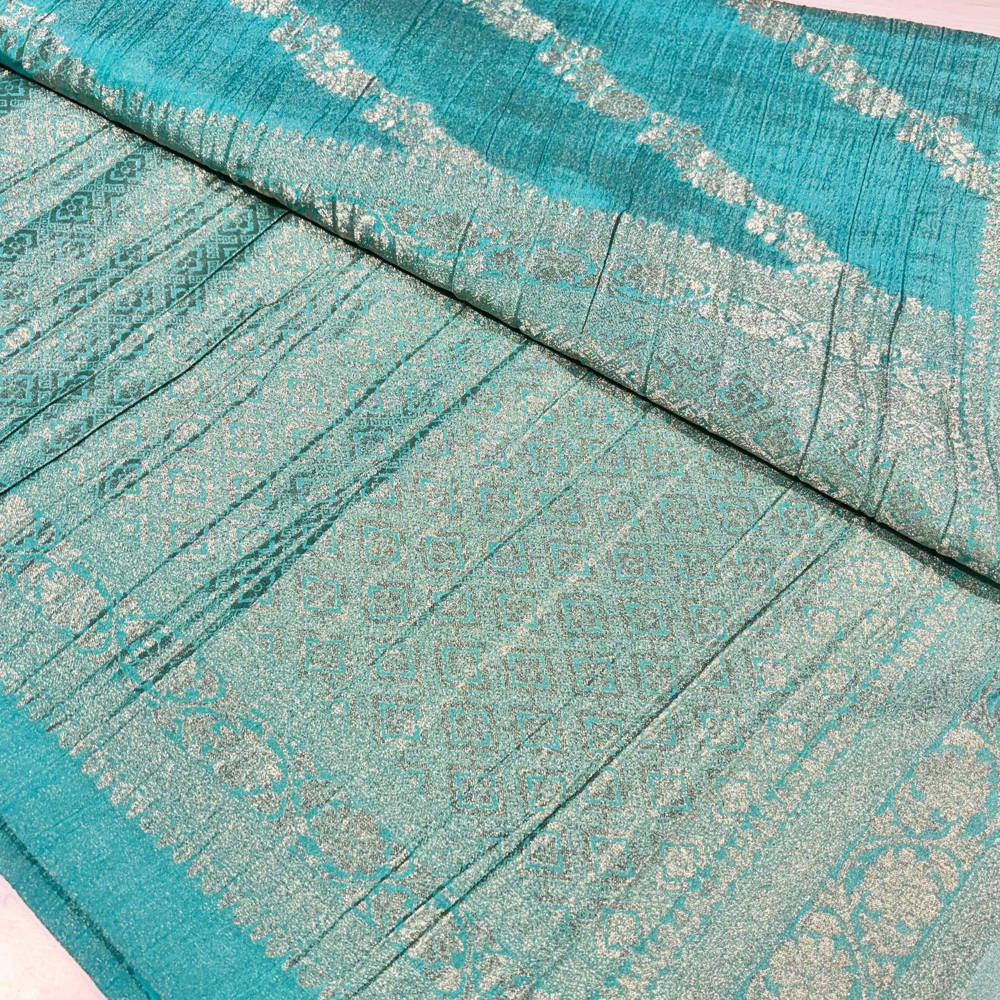 Designer Banarasi Crepe Saree