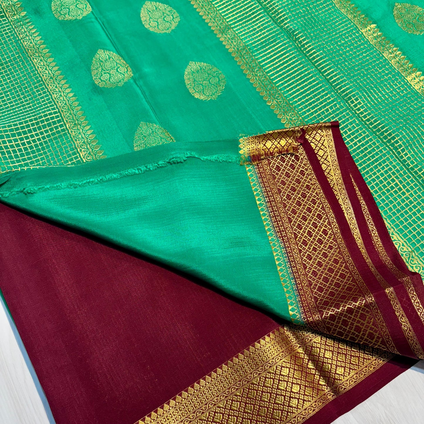 Pure Mysore Silk Saree